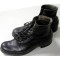 British Officers Black Ankle Boots