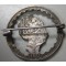 Zilveren broche , uitgezaagde gulden, anti duits