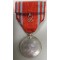 Red Cross merit medal silver with rosette