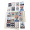 Sluitzegels Nederlandsche Unie (A sheet with stamps of the Dutch Union)
