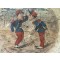 France - Metal dish with French soldiers 