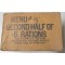 US Army ration box Menu# 2 second half of 5 rations