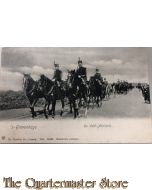 Prent briefkaart mobilisatie 1914 De Veld-Artillerie ‘s-Gravenhage