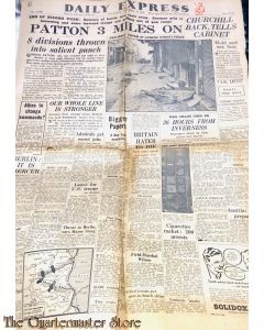 Newspaper, Daily Express no 13.908 Saturday  December 30, 1944  