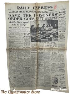 Newspaper , Daily Express No 14.0108 Thursday August 23 1945