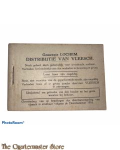 Distributie bonnen boekje van Vleesch Gemeente Lochem
