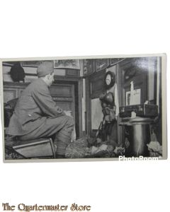 Prent briefkaart mobilisatie 1939 kwartier maken Nederland Paraat serie 1