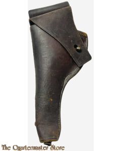 US WWI M1917 .45cal Revolver Leather Holster - BUTT FORWARD (Left Hand)