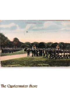 Prent briefkaart mobilisatie 1914 's Gravenhage Parade 