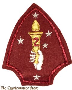 Mouw embleem 2e Marine Division (Sleeve patch 2nd Marine Division)