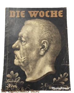 Magazine die Woche sonderheft tod Paul Hindenburg 1934