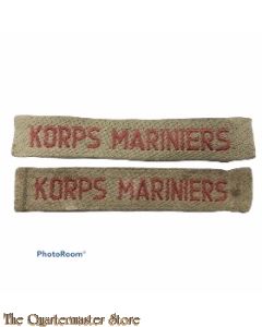 Straatnamen Korps Mariniers (kaki)