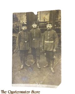 Studio photo 1915 3 Deutsche Soldaten in uniform 