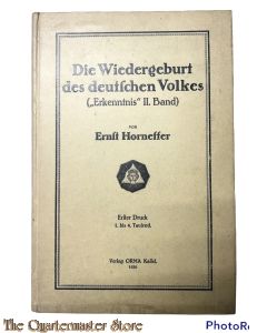 Book - Die Wiedergeburt des deutschen Volkes. "Erkenntnis" II. Band. Erstes Stück: Philosophie und Leben.