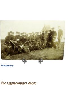 Foto 1909 groep militairen te Zeist