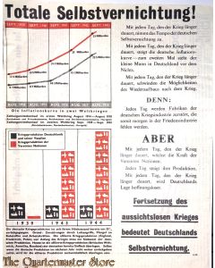 Flugblatt / Leaflet G.88, Totale Selbstvernichtung! (Total Self-destruction)