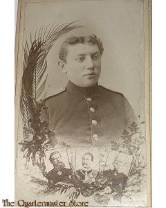 Studio portret german soldier WW1