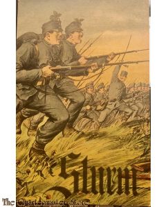 Postkarte 1914 Sturm der infanterie  