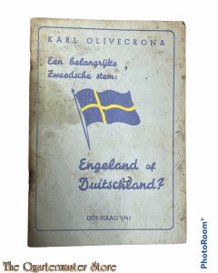 Brochure NSB ; Engeland of Duitschand ? 1941