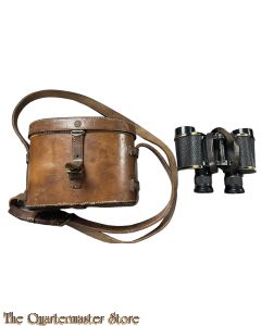 Binoculars Prism No 2. MK II X6 No 16071 with case  (Verrekijker Bino Prism No 2. MK II X6 N0  16071 met tas)