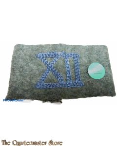Slip on Panzerdivision Nachschub Truppe XII