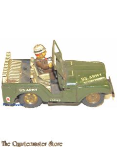 Metalen Military Police jeep 1960
