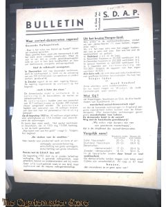 Bulletin van de Gemeentelijke Federatie Veendam der S.D.A.P. 1934-35