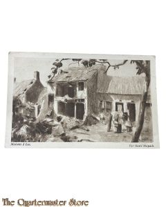 Postcard 1928 Maison a Loo St Hubert 