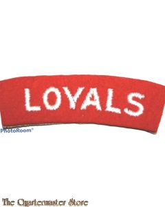 Shoulder flash Loyal Regiment (North Lancashire)