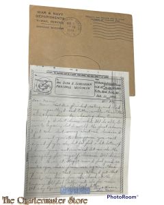 War & Navy Departments V-Mail Service 1944