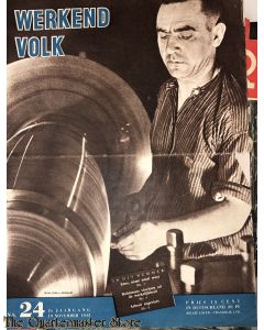 NSB maandblad Werkend Volk 2 jrg nr 24 , 19 november 1943