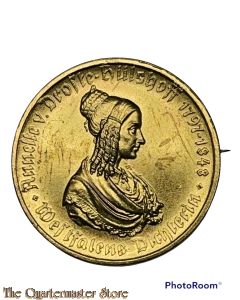 Westfalen patriotische Brosche, 1923 Patriotische Brosche aus 500 Mark