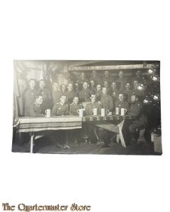 (Studio Photo) Postkarte 1916 Weinachten Deutsche Soldaten in Frankreich