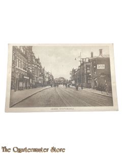 Ansichtkaart 1936 Leiden Stationsweg 