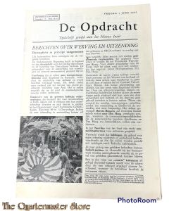 Weekblad “de Opdracht” tijdschrift gewijd aan het Nieuwe Indië , informatienummer 12, 1945