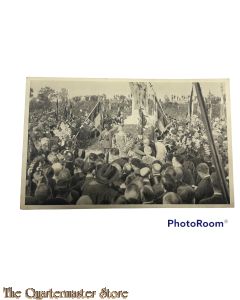 Postcard inauguration du Memorial des fusilles au Camp de Casteau Le 8 julliet 1928
