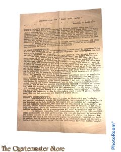Krant Klein maar Dapper maandag 30 april 1945