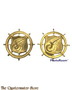 Collar badges Transportation Corps, Officiers (2)