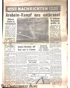 Flugblatt / Leaflet Nachrichten für die Truppe  nr 173 (News for the Troops,Nr 173 ) 6 oktober 1944