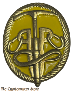 Metalen Vaardigheids embleem Instructeur Klimtoren (geel)