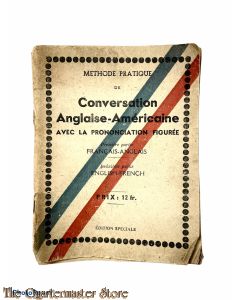 France - Methode pratique de Conversation Anglaise-Americaine WW2 (Pocket booklet language guide English-French)