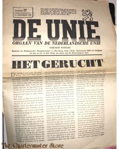 Krant de Unie no 17, 14 december 1940