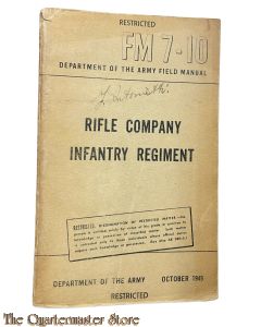 Manual FM 7-10  rifle company infantry Regiment 
