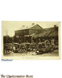 Postkarte 1914  466. Eroberte geschütze in Kowno