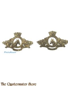 Collar badges Prinses Louise Dragoon Guards