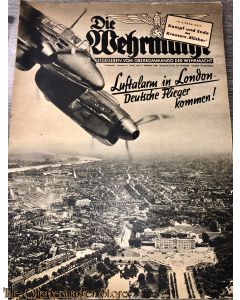 Magazine Die Wehrmacht 4e Jrg no 19, 11 sept 1940