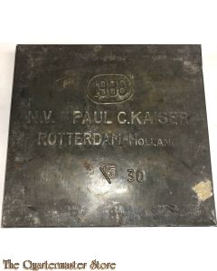Koek of biscuit blik Paul C Kaiser Rotterdam 1938
