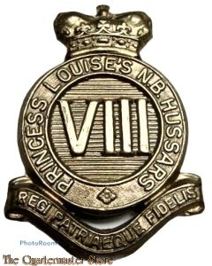 Cap badge 8th Hussars 1920-1936