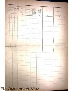 Dokument Wehrmacht Reichsurlaub 1942 (R & R document WH 1942)