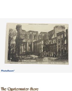 Postcard 1914-18 Arras apres le Bombardement, Le cathedrale
